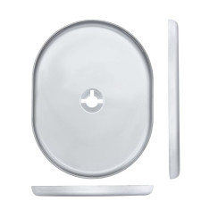 Щиток DISEC KT2112 OMEGA OVAL Нікель_сатин S Без шторки Щиток DISEC KT2112 OMEGA OVAL Нікель_сатин S Без шторки