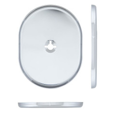 Щиток DISEC KT2112 OMEGA OVAL Хром_полірований C Без шторки Щиток DISEC KT2112 OMEGA OVAL Хром_полірований C Без шторки