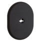 Щиток DISEC KT2112 Omega Oval краска черная N без шторки