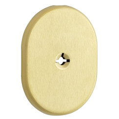 Щиток DISEC KT2112 OMEGA OVAL Латунь_мат TT Без шторки