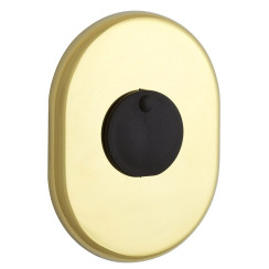 Щиток DISEC KT2140 OMEGA OVAL Латунь_PVD 2 З шторкою