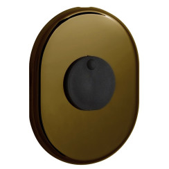 Щиток DISEC KT2140 OMEGA OVAL Бронза_PVD B З шторкою