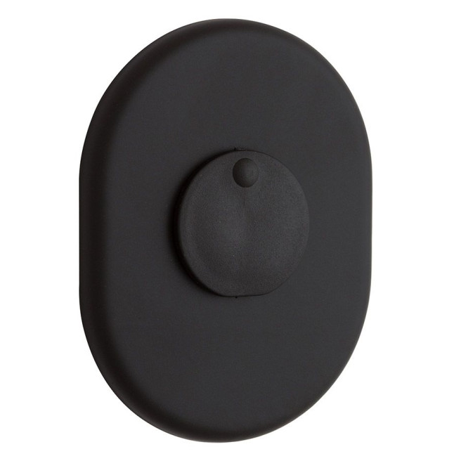 Щиток DISEC KT2140 Omega Oval краска черная N со шторкой