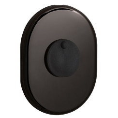 Щиток DISEC KT2140 OMEGA OVAL Хром_чорний 8 З шторкою