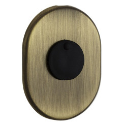 Щиток DISEC KT2140 OMEGA OVAL Бронза_сатин BS З шторкою