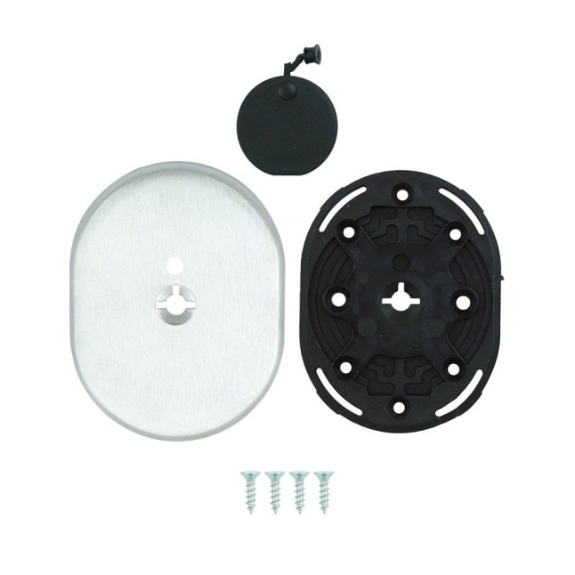 Щиток DISEC KT2140 OMEGA OVAL Хром_мат T З шторкою Щиток DISEC KT2140 OMEGA OVAL Хром_мат T З шторкою