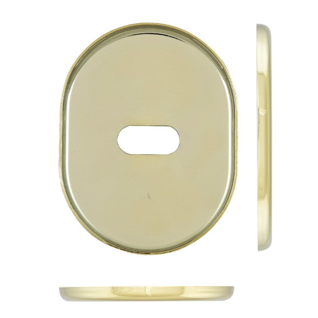 Щиток DISEC KT2703 LEVER KEY Oval латунь PVD 2 без шторки Щиток DISEC KT2703 LEVER KEY Oval латунь PVD 2 без шторки