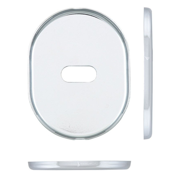 Щиток DISEC KT2703 LEVER_KEY OVAL Хром_полірований C Без шторки
