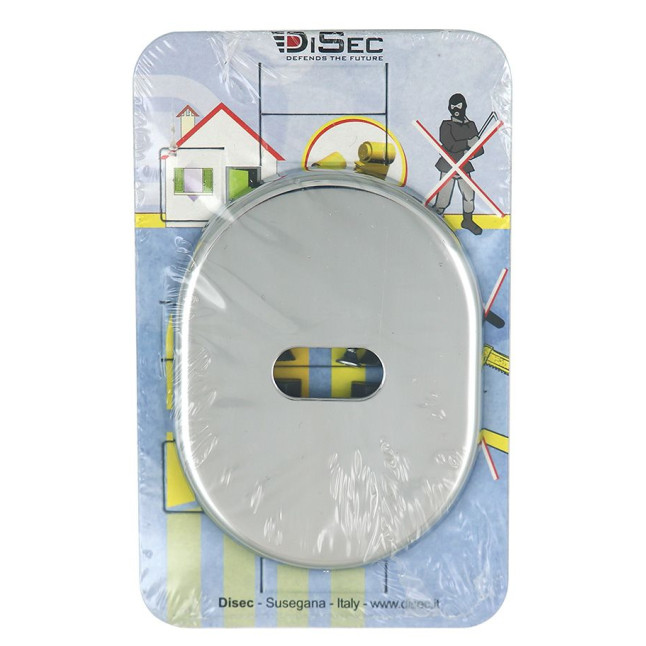 Щиток DISEC KT2703 LEVER_KEY OVAL Хром_полірований C Без шторки