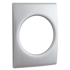 Щиток DISEC KT3485 SQUARE Нерж.сталь_мат IT