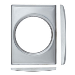 Щиток DISEC KT3485 SQUARE Нерж.сталь_мат IT