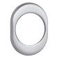 Щиток DISEC KT3559 OVAL Нерж.сталь_мат IT Щиток DISEC KT3559 OVAL Нерж.сталь_мат IT