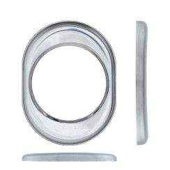 Щиток DISEC KT3559 OVAL Нерж.сталь_мат IT Щиток DISEC KT3559 OVAL Нерж.сталь_мат IT