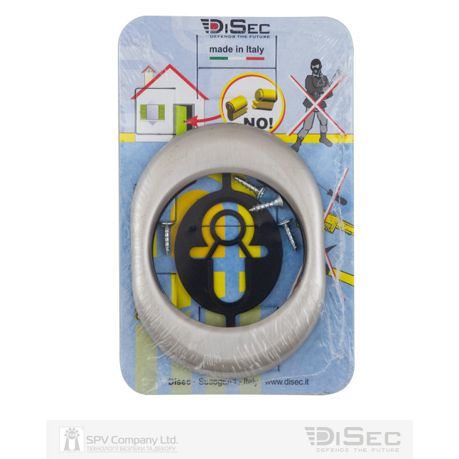 Щиток DISEC KT3559 OVAL Нерж.сталь_мат IT Щиток DISEC KT3559 OVAL Нерж.сталь_мат IT