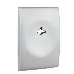 Щиток DISEC Quadry KT3614 Omega SQUARE нерж.сталь мат IT без шторки Щиток DISEC Quadry KT3614 Omega SQUARE нерж.сталь мат IT без шторки