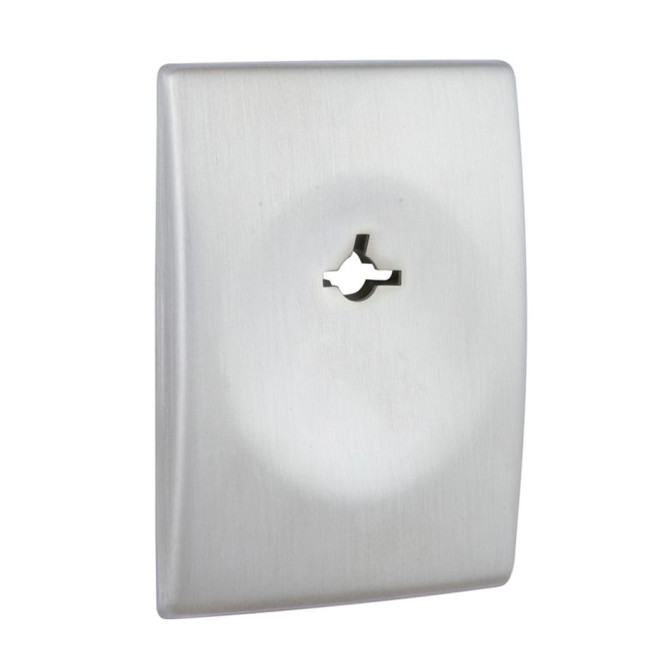 Щиток DISEC QUADRY KT3614 OMEGA SQUARE Нерж.сталь_мат IT Без шторки Щиток DISEC QUADRY KT3614 OMEGA SQUARE Нерж.сталь_мат IT Без шторки