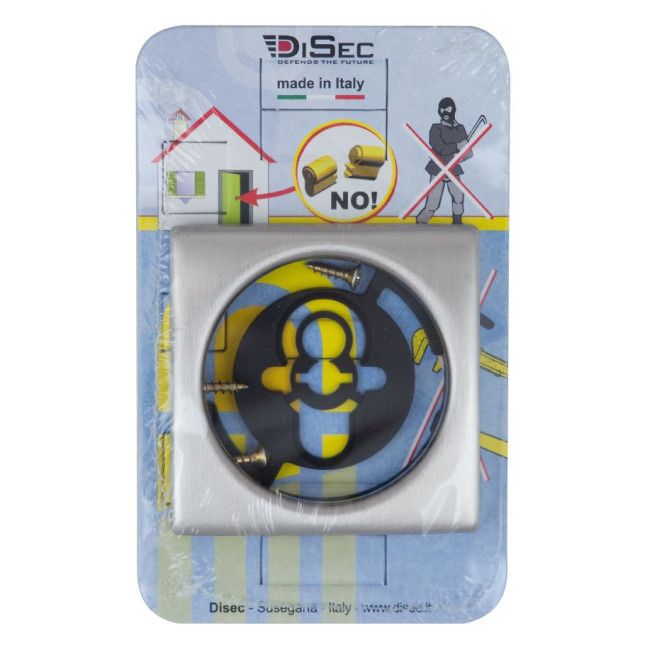 Щиток DISEC KT3794 SQUARE нерж.сталь мат IT 
