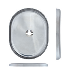 Щиток DISEC KT3822 OMEGA OVAL Нерж.сталь_мат IT Без шторки Щиток DISEC KT3822 OMEGA OVAL Нерж.сталь_мат IT Без шторки