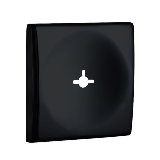 Щиток DISEC KT3823 Omega SQUARE краска черная N без шторки Щиток DISEC KT3823 Omega SQUARE краска черная N без шторки