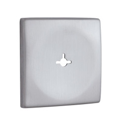 Щиток DISEC KT3823 OMEGA SQUARE Нерж.сталь_мат IT Без шторки