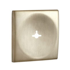 Щиток DISEC KT3823 OMEGA SQUARE Латунь_мат TT Без шторки