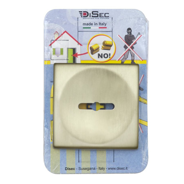 Щиток DISEC KT3826 MATRIX SQUARE Латунь_мат TT Без шторки