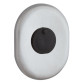 Щиток DISEC KT3855 Omega Oval нерж.сталь мат IT со шторкой