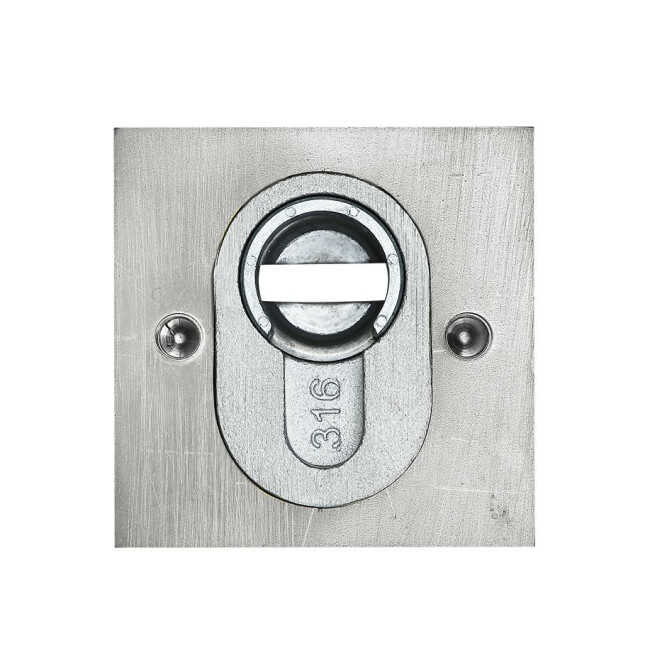 Протектор DISEC Guarda QUADRA NX2F DIN SQUARE нерж.сталь мат IT внешний Протектор DISEC Guarda QUADRA NX2F DIN SQUARE нерж.сталь мат IT внешний