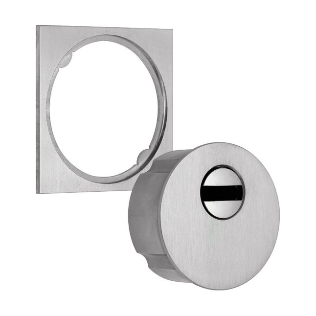Протектор DISEC FLAT QUADRA NX2Q DIN SQUARE 22мм нерж.сталь мат IT внешний Протектор DISEC FLAT QUADRA NX2Q DIN SQUARE 22мм нерж.сталь мат IT внешний