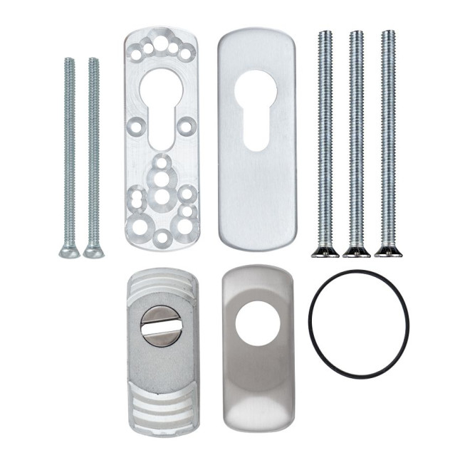 Протектор DISEC GUARD SG31 DIN_FOR_WINDOW OVAL 25мм Нерж.сталь_мат 3клас IT
