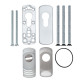 Протектор DISEC GUARD SG31 DIN_FOR_WINDOW OVAL 25мм Нерж.сталь_мат 3клас IT