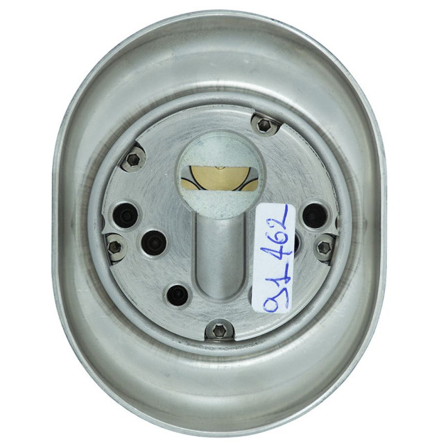 Протектор DISEC *MAGNETIC 3G2FM DIN Oval 25мм хром мат 3клас T внешний, O/K
