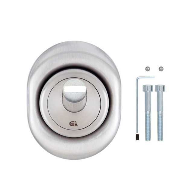 Протектор DISEC *MAGNETIC 3G2FM DIN Oval 25мм нерж.сталь мат 3клас IT внешний, O/K