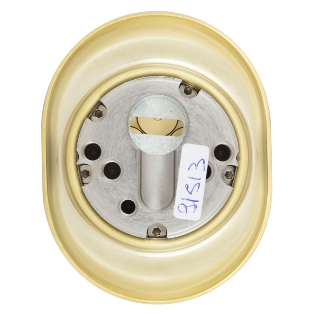 Протектор DISEC *MAGNETIC 3G2FM DIN Oval 25мм латунь мат 3клас TT внешний, O/K