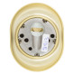 Протектор DISEC *MAGNETIC 3G2FM DIN Oval 25мм латунь мат 3клас TT внешний, O/K