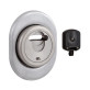 Протектор DISEC *MAGNETIC 3GDM LEVER KEY Oval 15мм нерж.сталь мат 3клас IT внешний, O/K