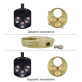 Протектор DISEC *MAGNETIC 3GDM LEVER KEY Oval 15мм нерж.сталь мат 3клас IT внешний, O/K