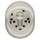 Протектор DISEC *MAGNETIC 3G2FM DIN Oval 25мм хром полированный 3клас C внешний, O/K