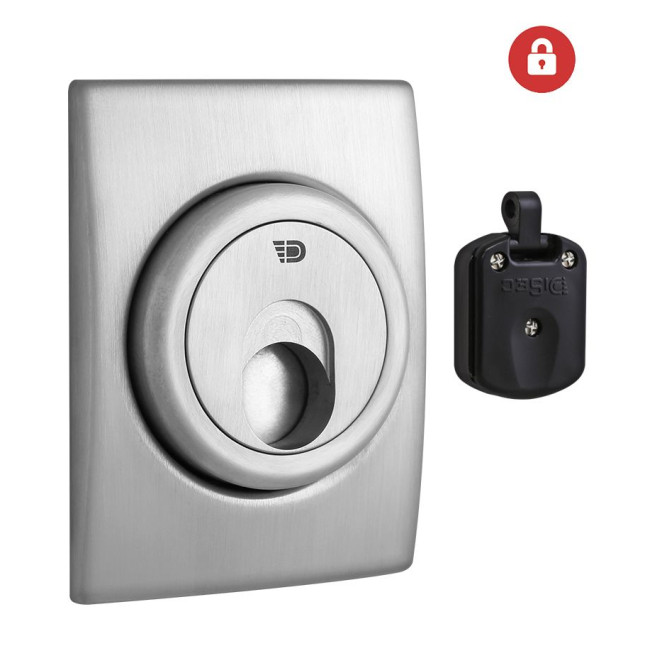 Протектор DISEC *MAGNETIC 3G2WB DIN SQUARE 25мм нерж.сталь мат IT внешний, O/K