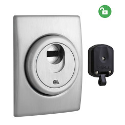 Протектор DISEC *MAGNETIC 3G2WB DIN SQUARE 25мм нерж.сталь мат IT внешний, O/K Протектор DISEC *MAGNETIC 3G2WB DIN SQUARE 25мм нерж.сталь мат IT внешний, O/K