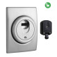 Протектор DISEC *MAGNETIC 3G2WB DIN SQUARE 25мм нерж.сталь мат IT внешний, O/K