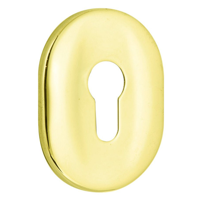 Щиток Mul-t-lock A618 DIN Oval 40-50мм латунь PVD BRIGHT BRASS PVD без шторки Щиток Mul-t-lock A618 DIN Oval 40-50мм латунь PVD BRIGHT BRASS PVD без шторки
