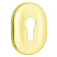 Щиток Mul-t-lock A618 DIN Oval 40-50мм латунь PVD BRIGHT BRASS PVD без шторки Щиток Mul-t-lock A618 DIN Oval 40-50мм латунь PVD BRIGHT BRASS PVD без шторки