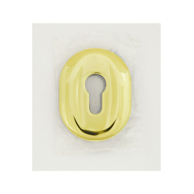 Щиток Mul-t-lock A618 DIN Oval 40-50мм латунь PVD BRIGHT BRASS PVD без шторки Щиток Mul-t-lock A618 DIN Oval 40-50мм латунь PVD BRIGHT BRASS PVD без шторки