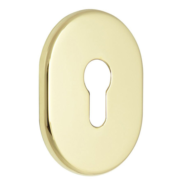Щиток Mul-t-lock A630 DIN Oval 40-50мм латунь PVD 3клас BRIGHT BRASS PVD без шторки Щиток Mul-t-lock A630 DIN Oval 40-50мм латунь PVD 3клас BRIGHT BRASS PVD без шторки