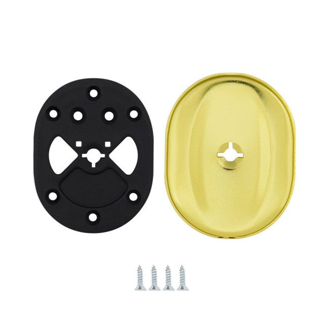 Щиток ESETY A703 Omega Oval латунь PVD BRIGHT BRASS PVD без шторки Щиток ESETY A703 Omega Oval латунь PVD BRIGHT BRASS PVD без шторки