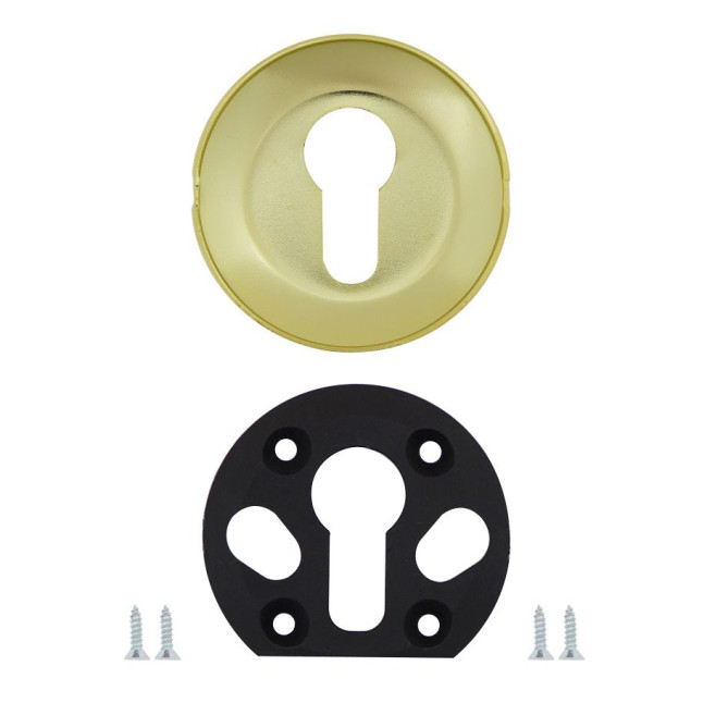 Щиток Mul-t-lock A733 DIN ROUND латунь PVD BRIGHT BRASS PVD без шторки Щиток Mul-t-lock A733 DIN ROUND латунь PVD BRIGHT BRASS PVD без шторки