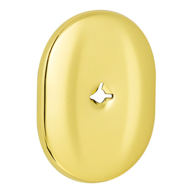 Щиток Mul-t-lock A703 Omega Oval латунь PVD BRIGHT BRASS PVD без шторки, без лого Щиток Mul-t-lock A703 Omega Oval латунь PVD BRIGHT BRASS PVD без шторки, без лого
