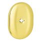 Щиток Mul-t-lock A703 Omega Oval латунь PVD BRIGHT BRASS PVD без шторки, без лого Щиток Mul-t-lock A703 Omega Oval латунь PVD BRIGHT BRASS PVD без шторки, без лого