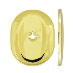 Щиток MUL-T-LOCK A703 OMEGA OVAL Латунь_PVD BRIGHT_BRASS_PVD Без шторки, без лого Щиток MUL-T-LOCK A703 OMEGA OVAL Латунь_PVD BRIGHT_BRASS_PVD Без шторки, без лого